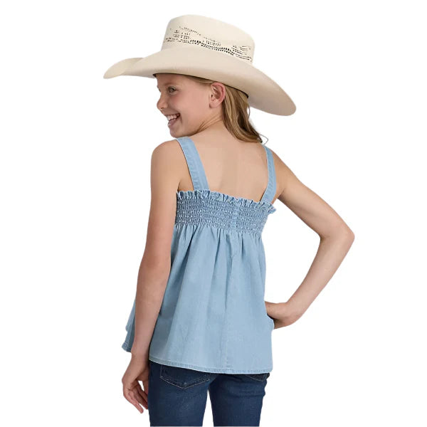 03-082-0594-2082 Roper Denim Babydoll Tank