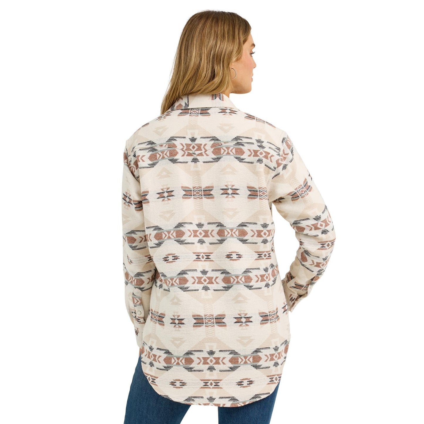 112368056 Wrangler Retro Punchy Unlined Boyfriend Shacket