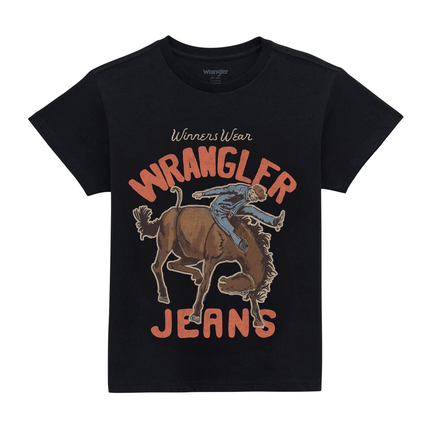 112379665 Ladies Wrangler Retro Winners Wear Wrangler Tee