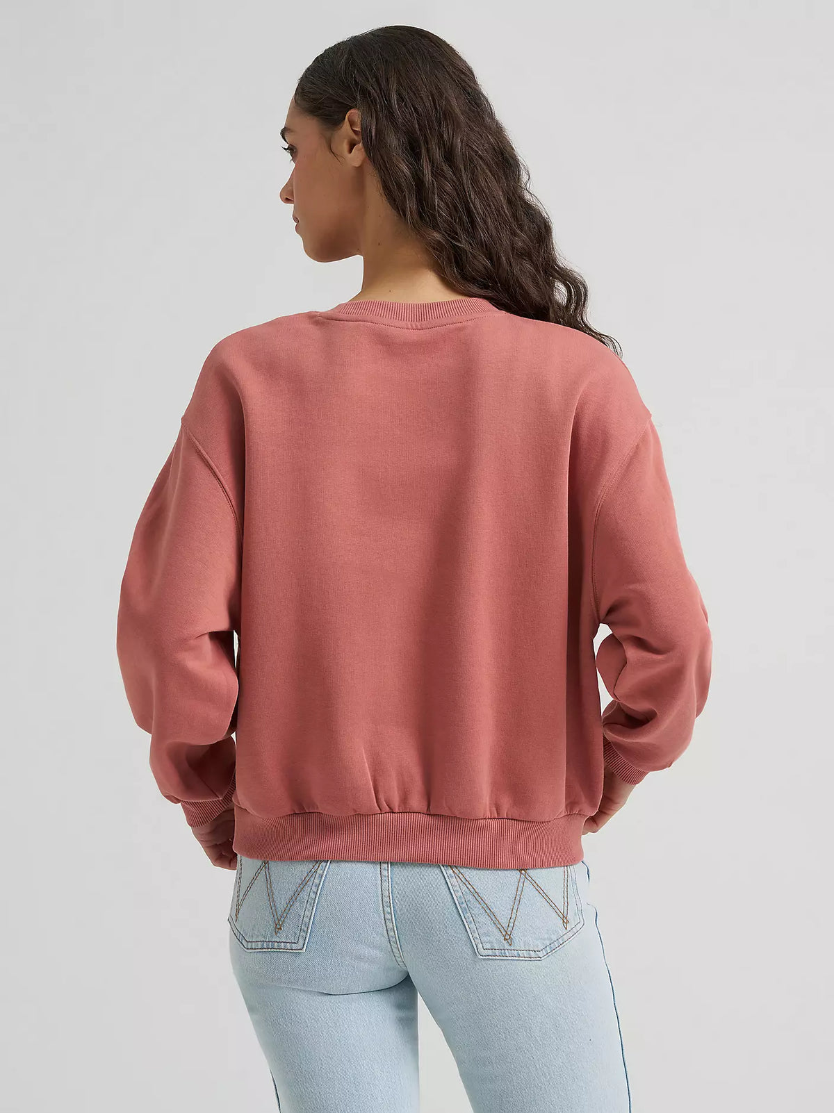 112380254 Wrangler Retro Canyon Pullover - Oversized Fit - Withered Rose
