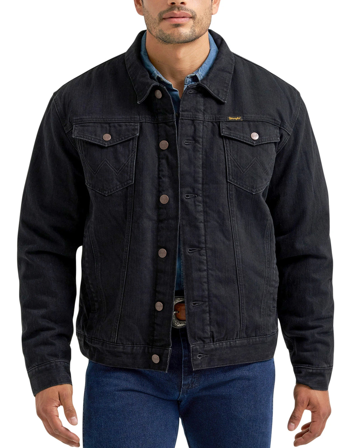 112381903 Wrangler Men's Black Coat