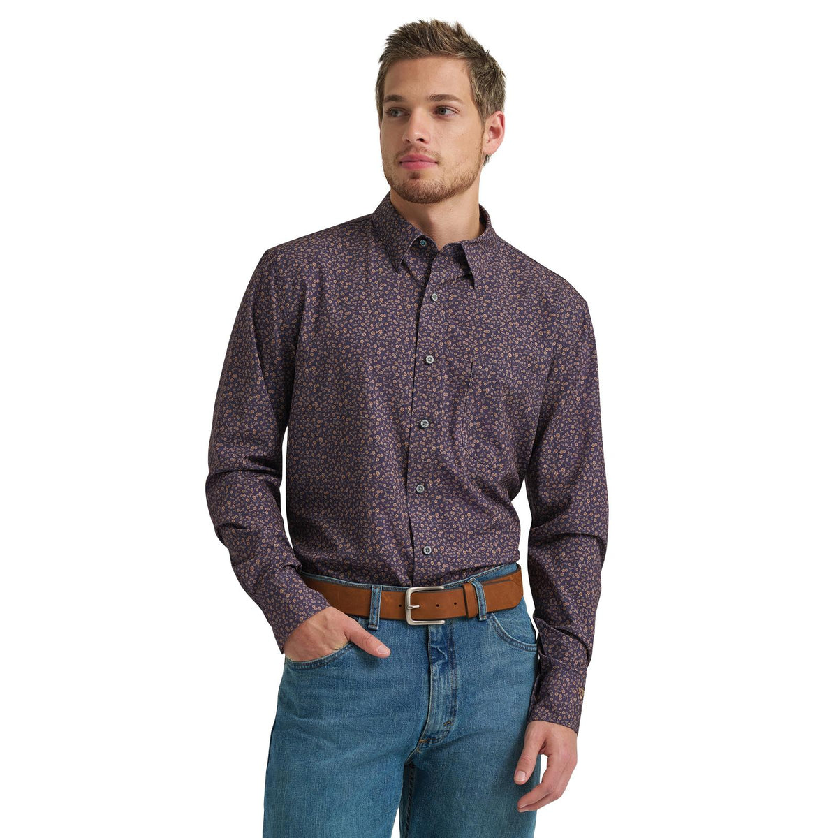 112385480 Wrangler Men's Button Down