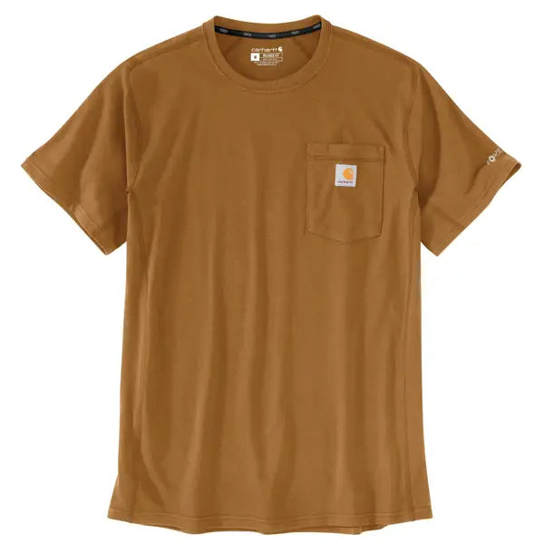 106652 Carhartt Force Pocket Tee BRN
