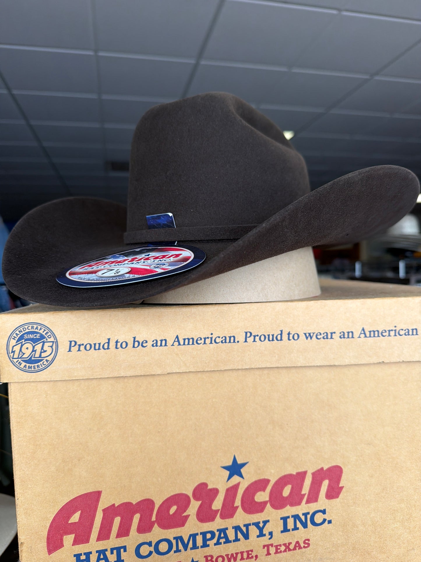 American Hat Company Chocolate 7X