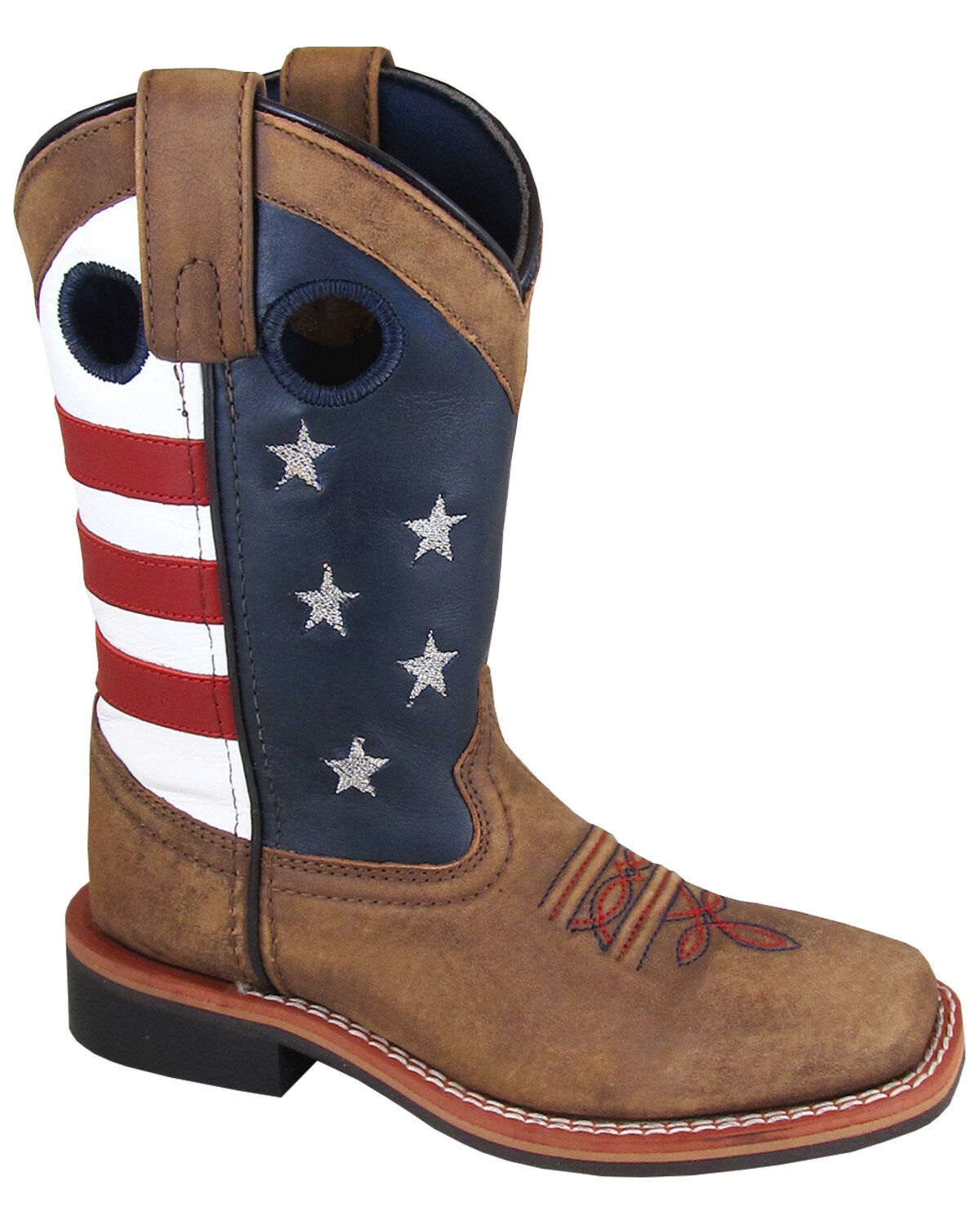 3880 Smoky Mountain Boots Flag Square Toe Boot