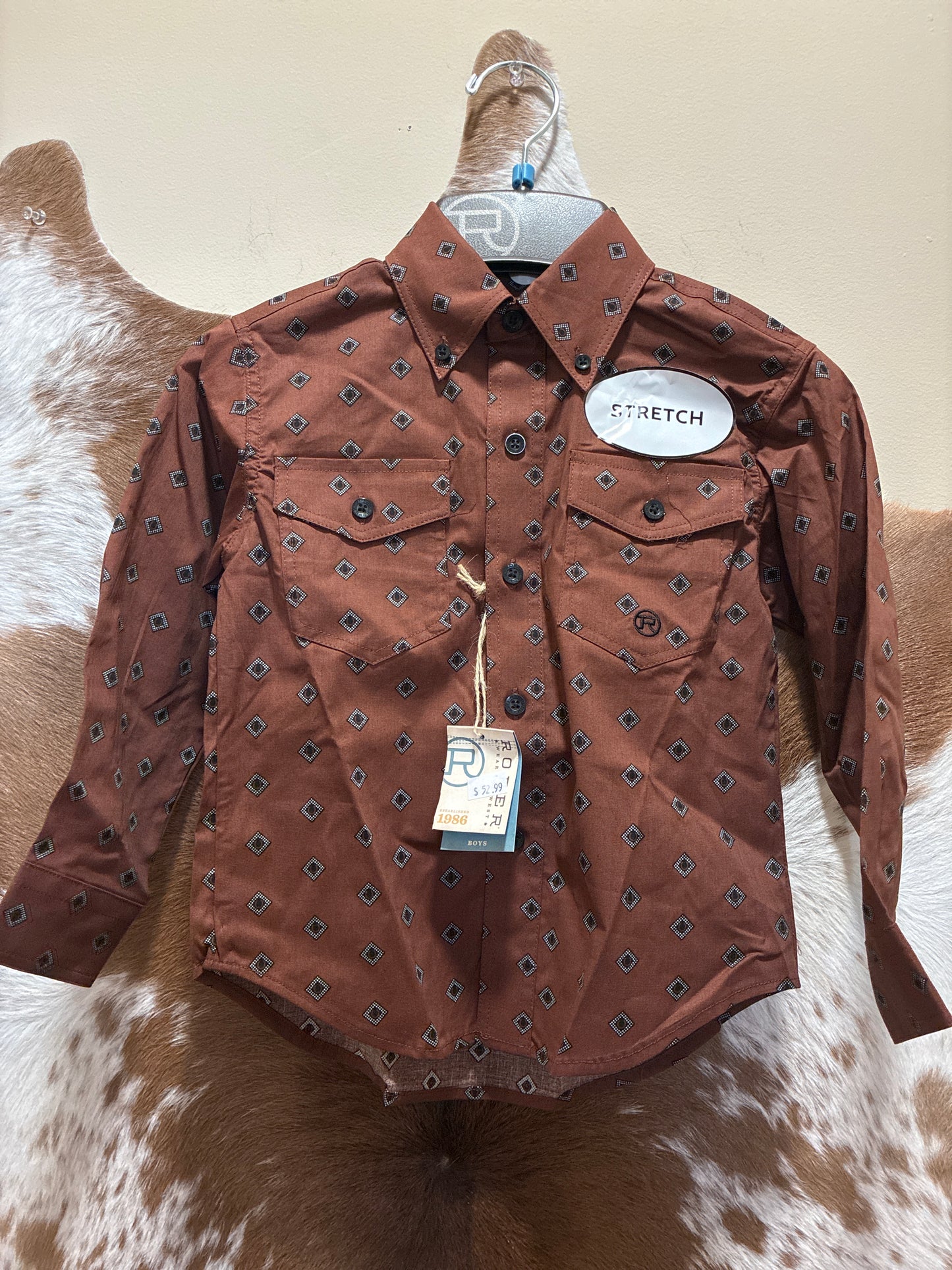 03-030-0325-6605 Roper Boys Button Down