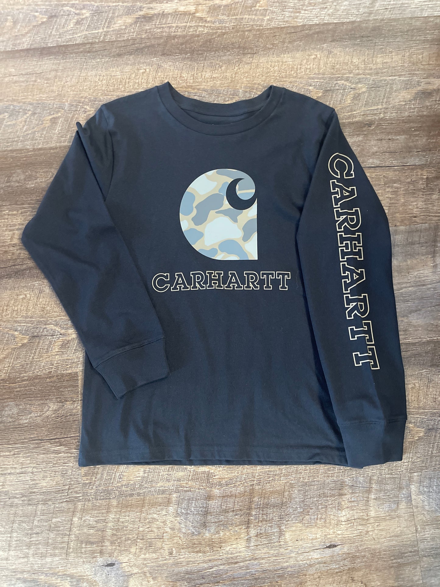 CA6751-K01 Carhartt Long-Sleeve Camo Logo T-Shirt