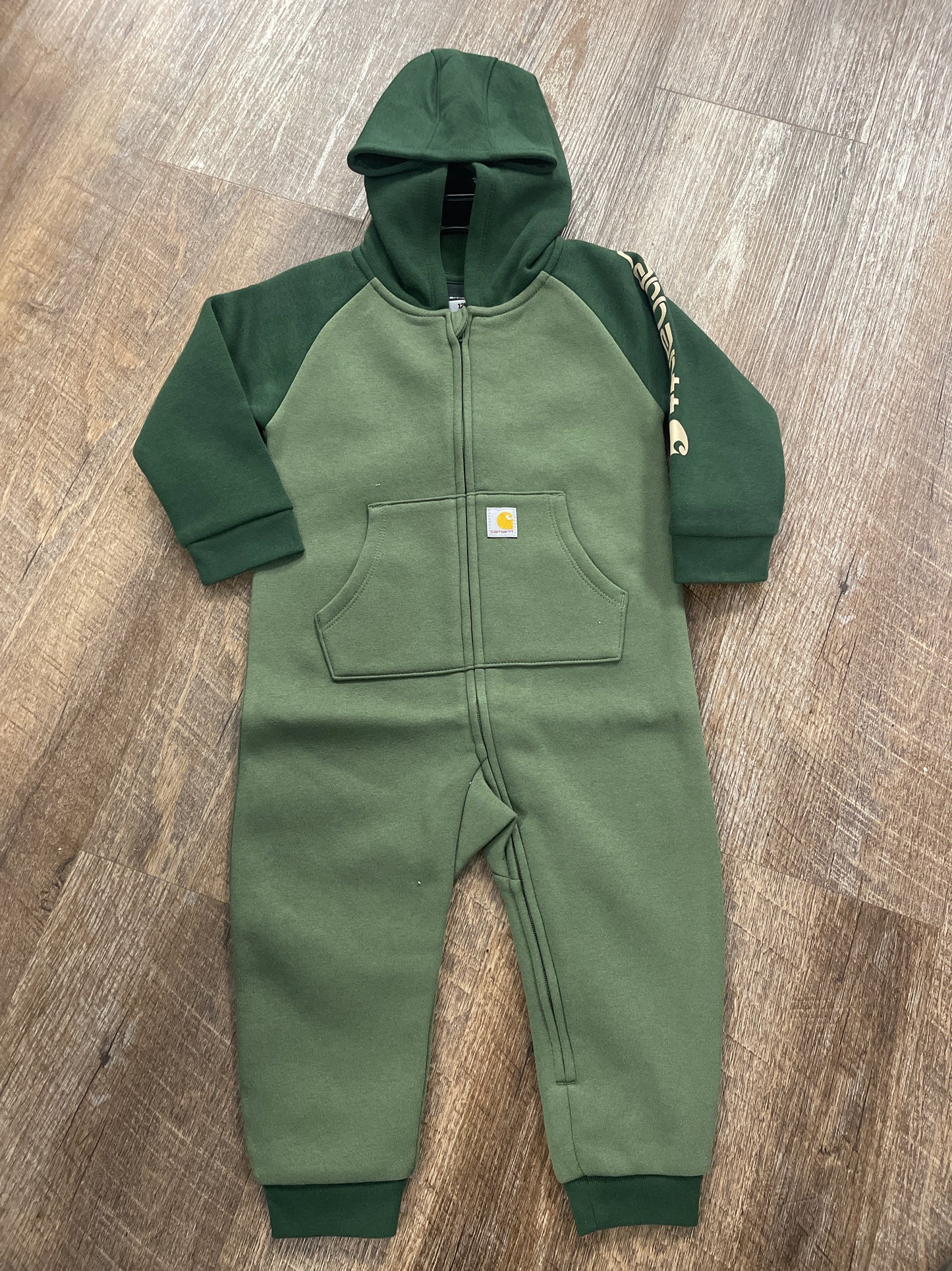 CM8778-GL9 Carhartt Long-Sleeve Zip-Front Hooded Coverall
