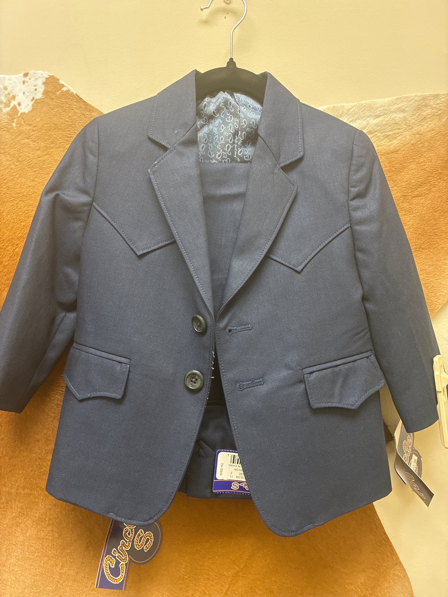 CSK1087 11 Youth Plano Suit Set - Pants & Jacket - Navy