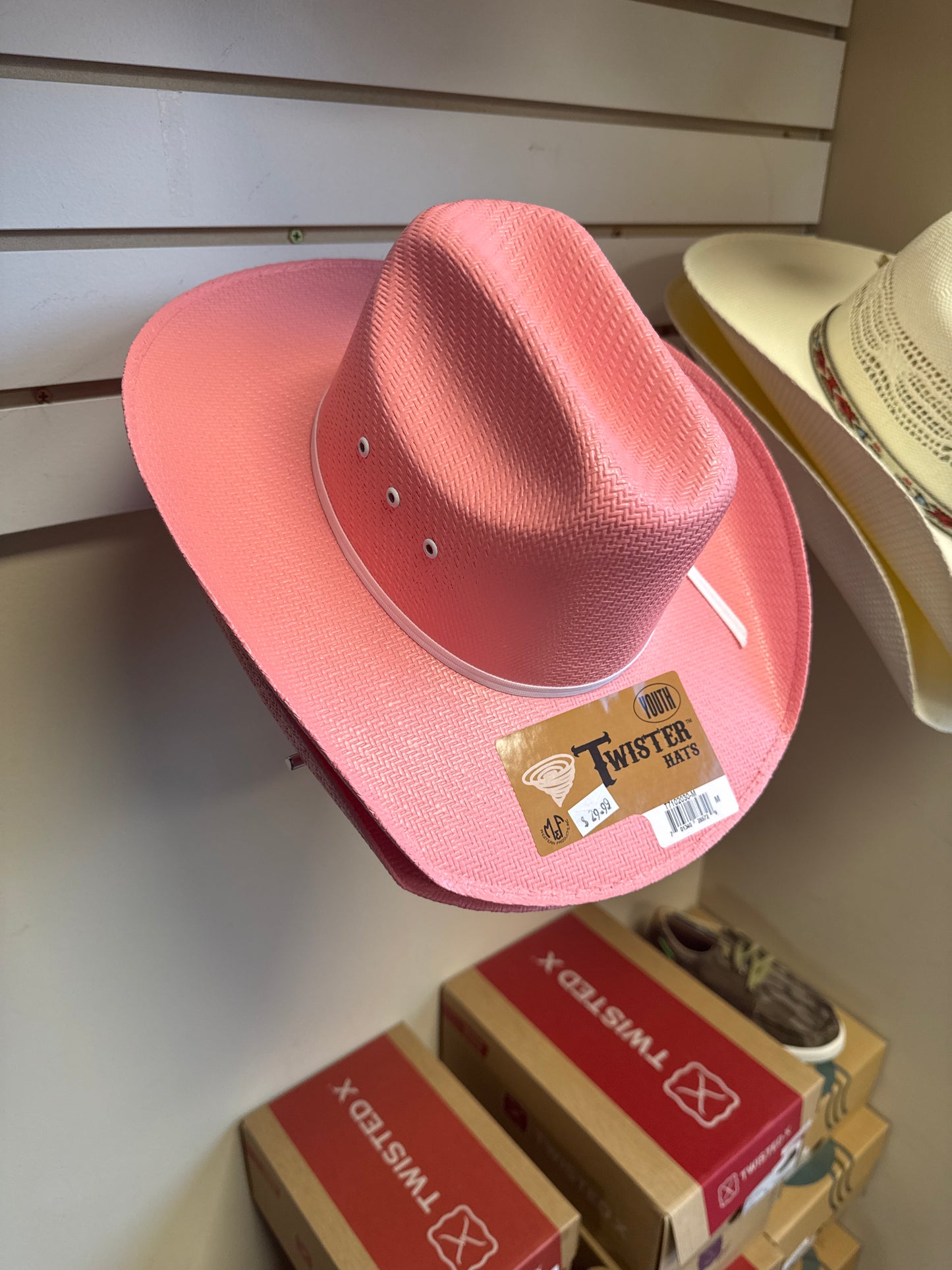 Twister Pink Youth Straw