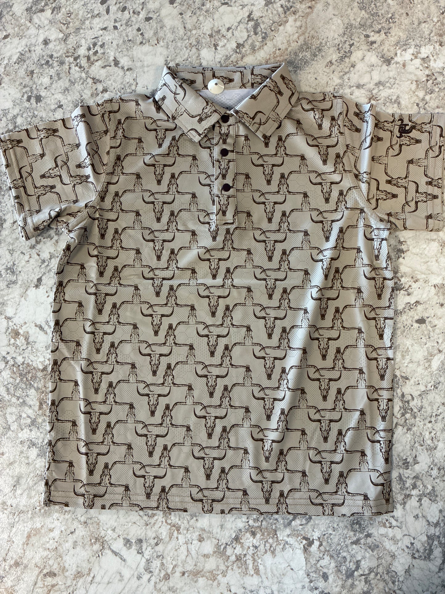 334158-073-K Cowboy Hardware Boys Snap Down T-Shirt
