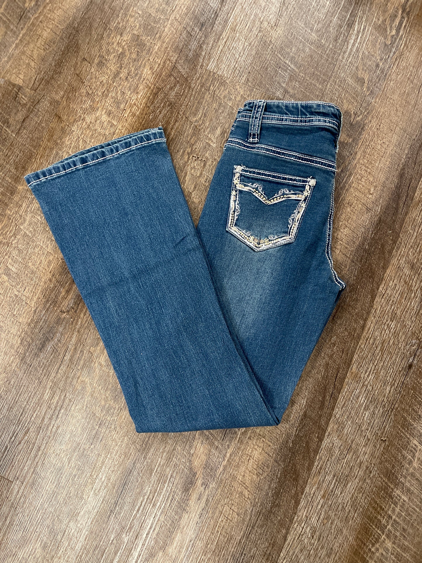 402248-450 Cowboy Hardware Girls Jeans