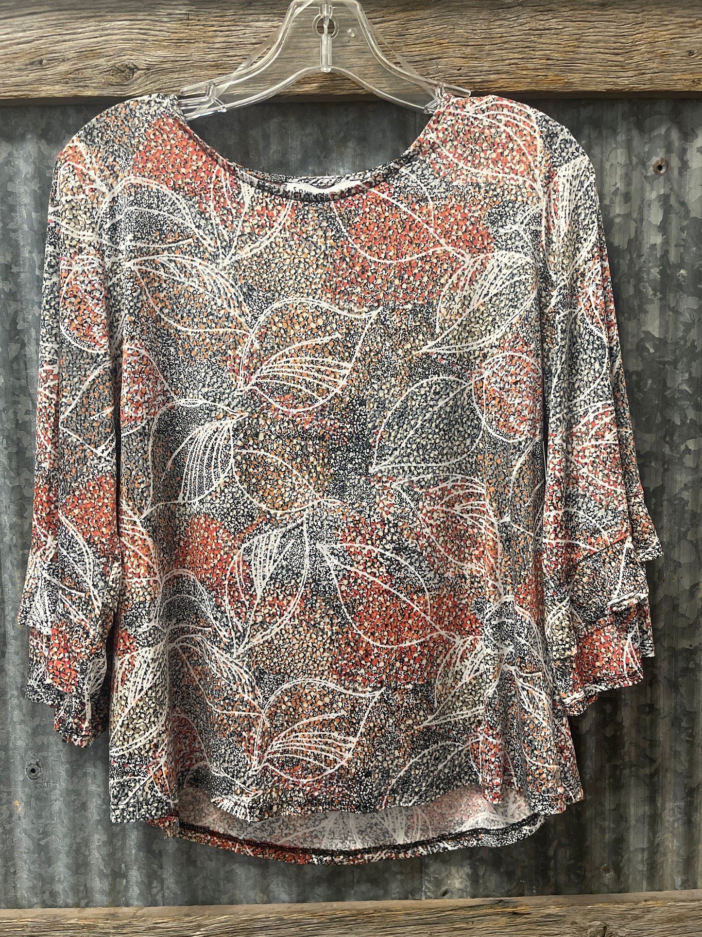 42L7 Southern Lady Print Top