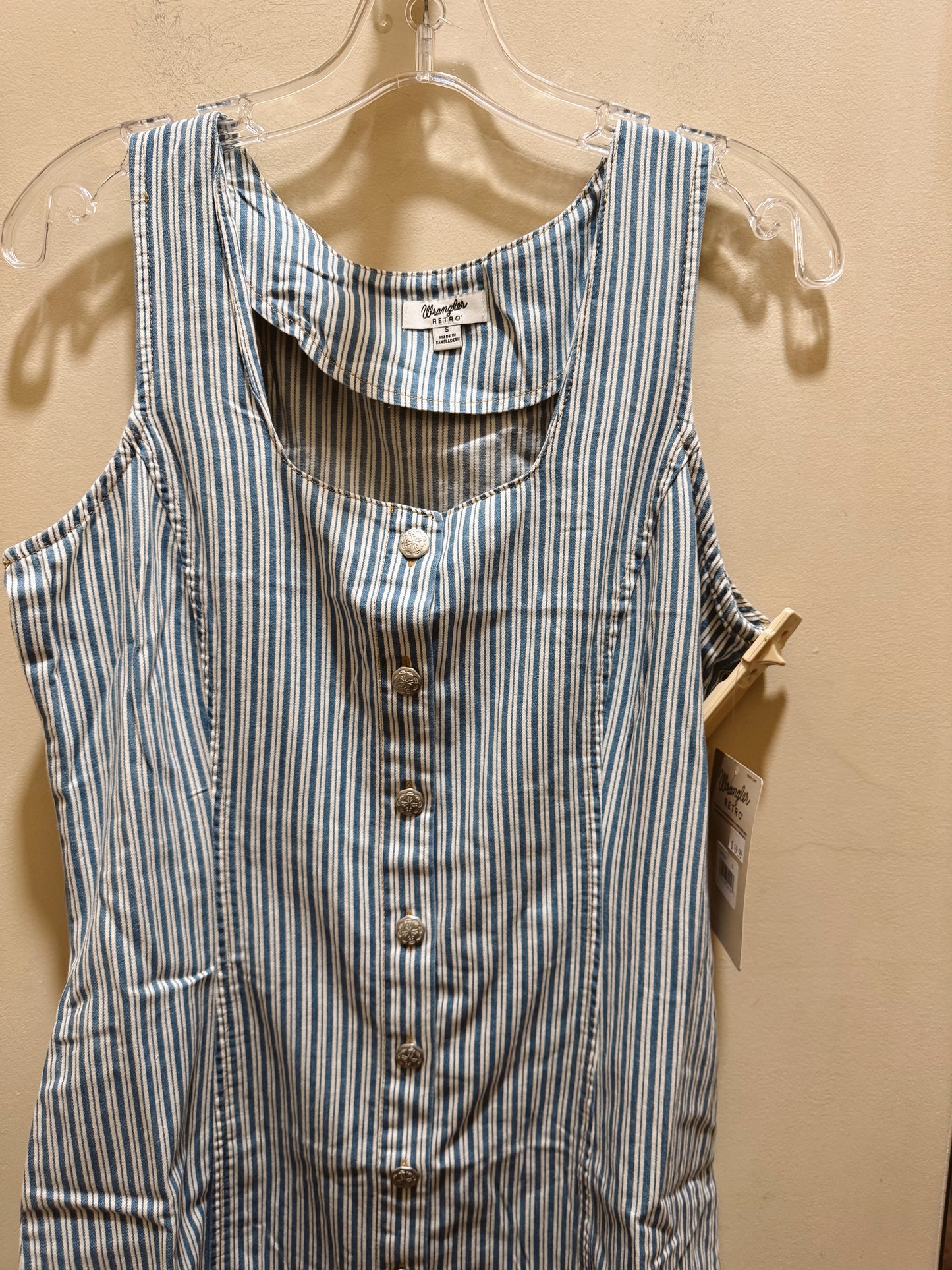Wrangler Retro Denim Striped Dress