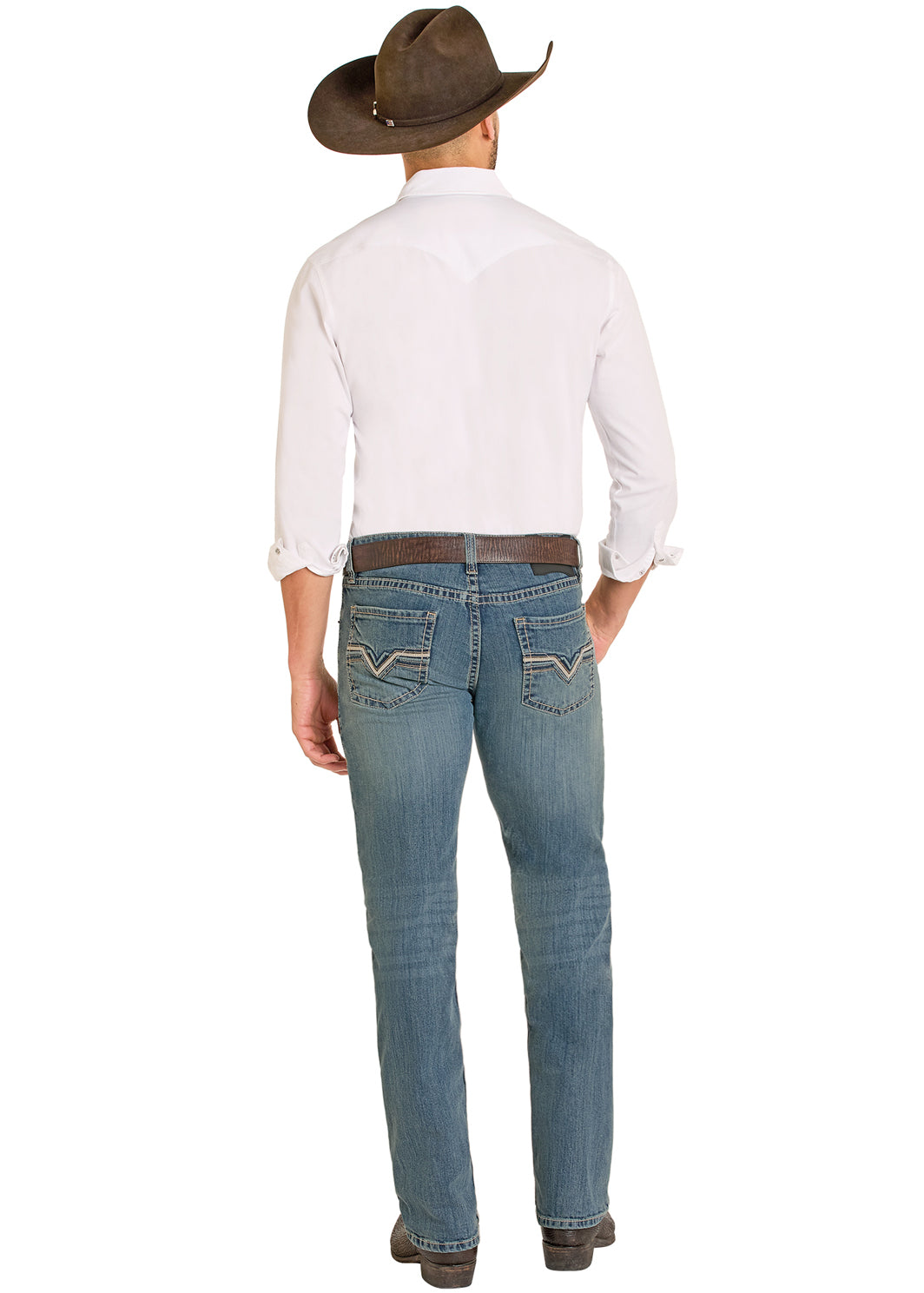 BM1RD08025 Rock & Roll Revolver Straight Slim Jean