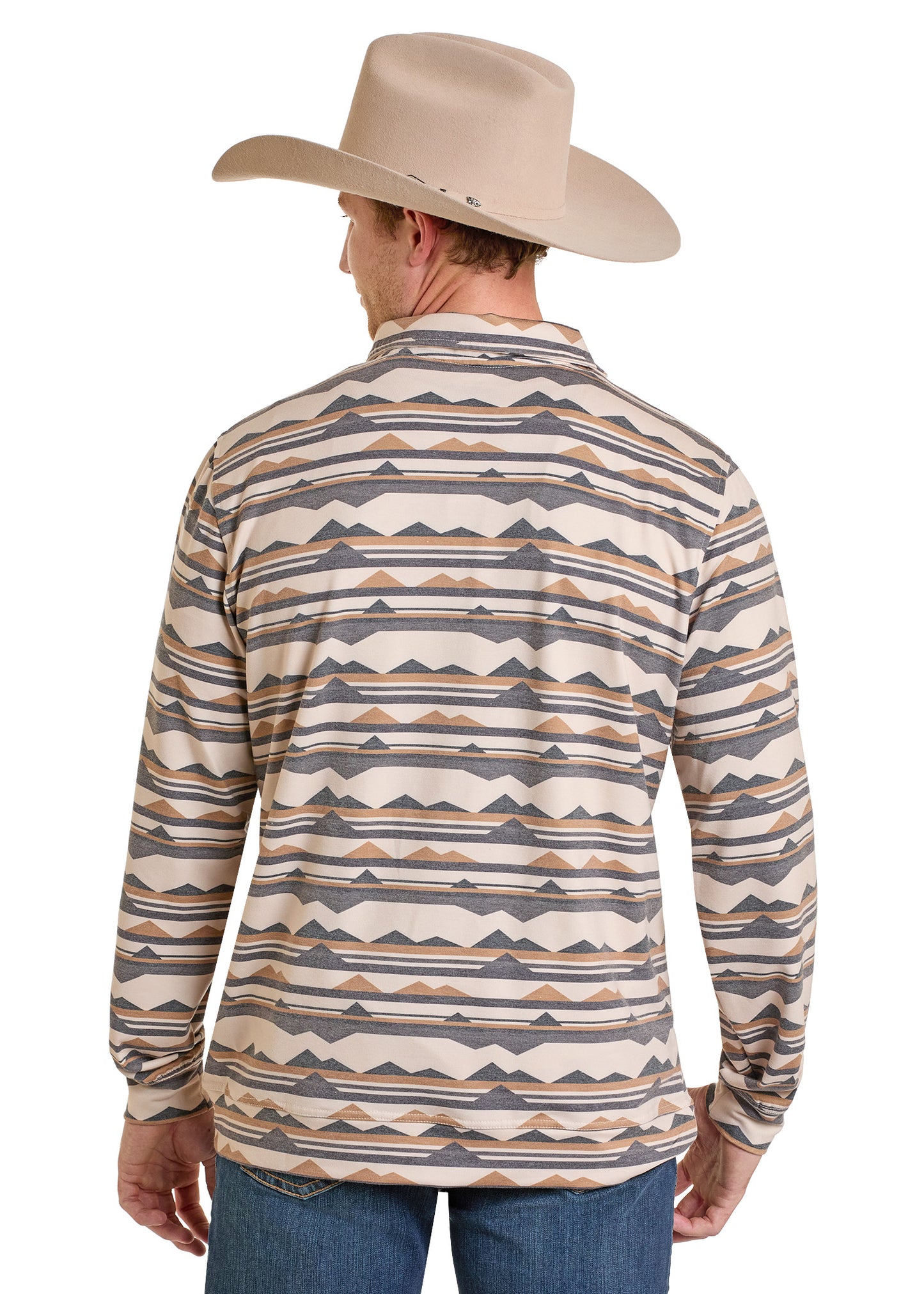 BM91T07311 Rock & Roll Abstract Printed Pullover