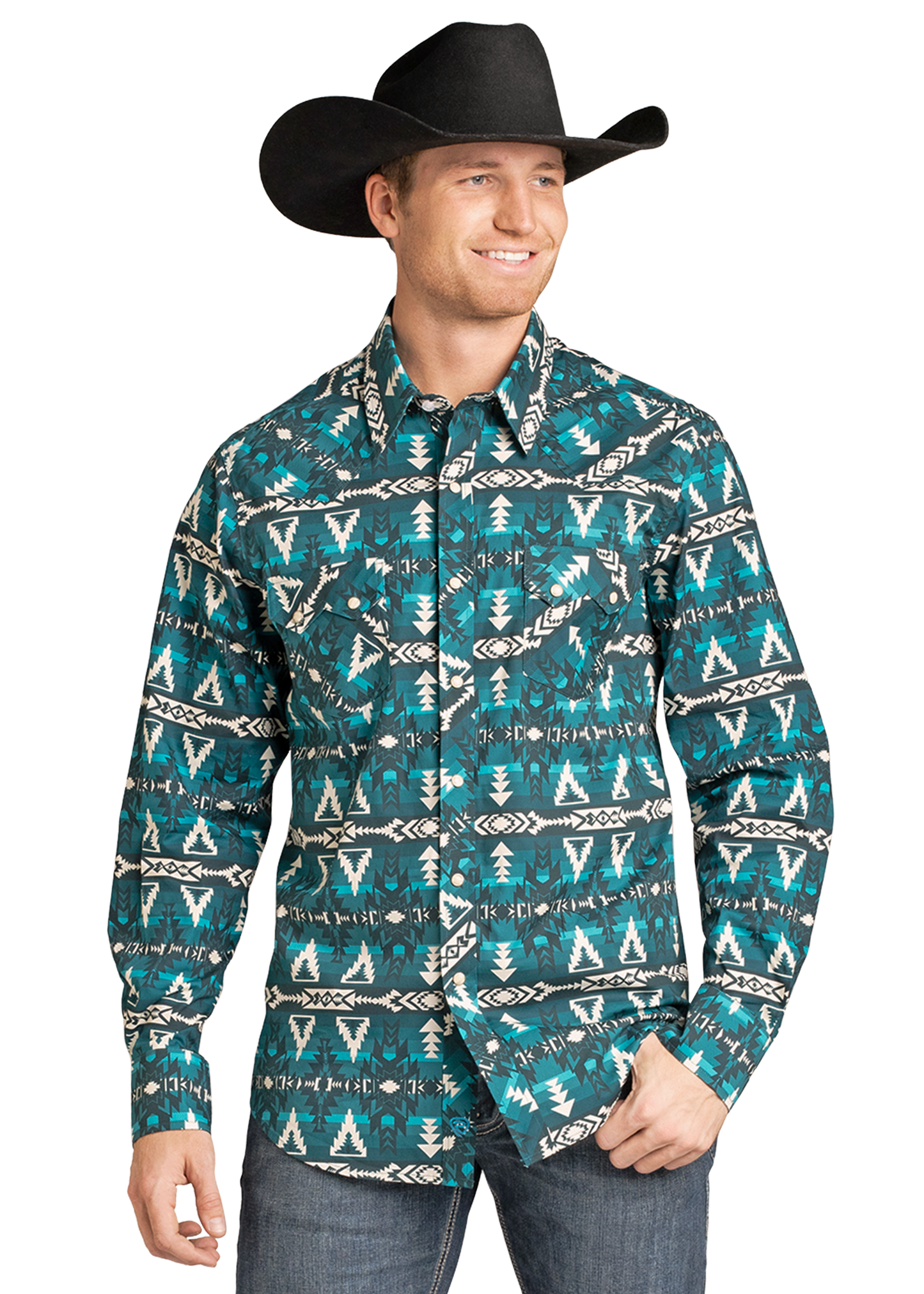 BMN2S07152 Rock & Roll Aztek Shirt