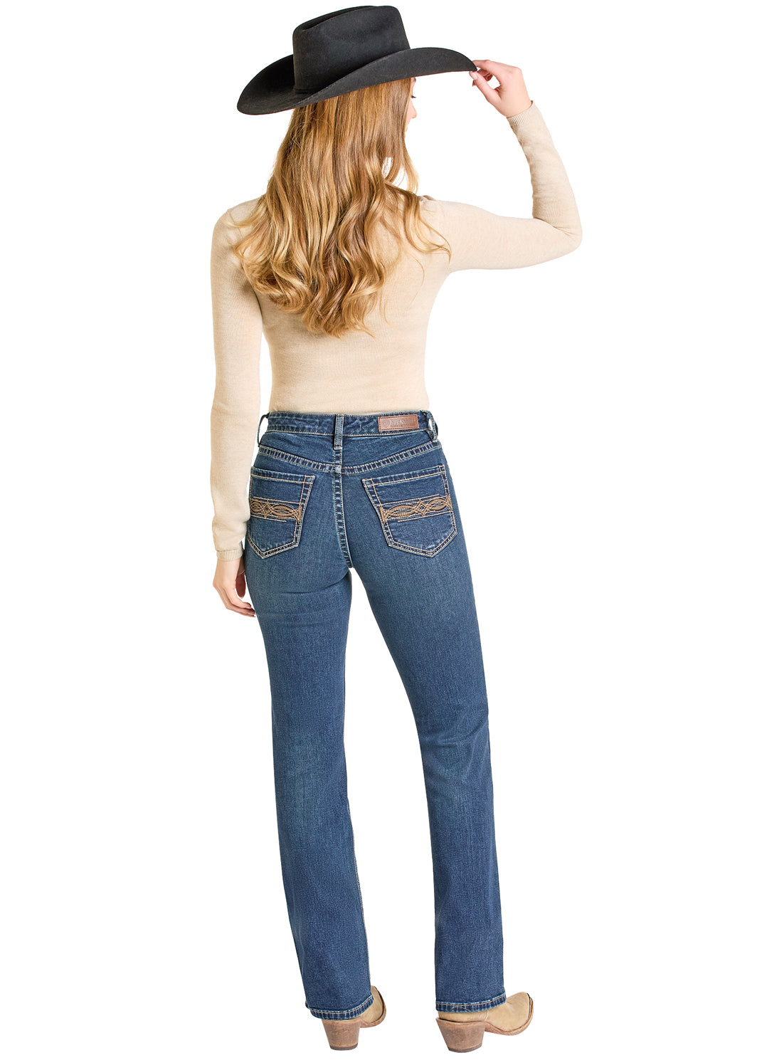 BW1HD07889 Rock & Roll Modest Boot Cut Jean