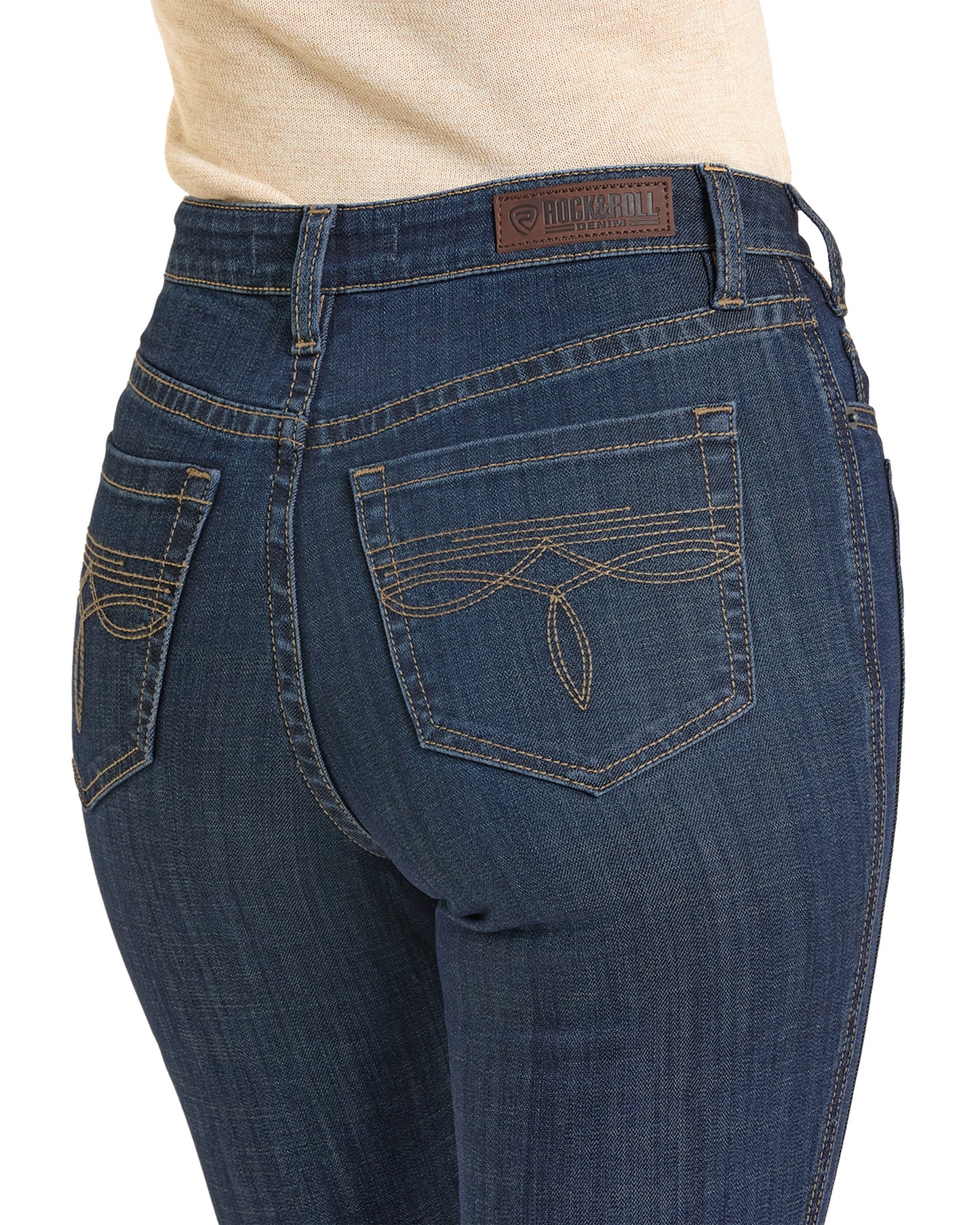 BW4HD07198 Rock & Roll Bootcut Jeans