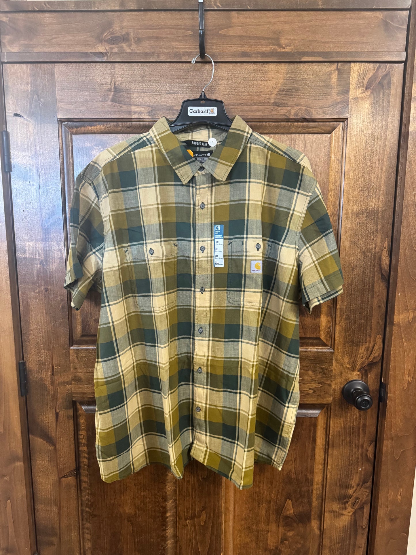 106745 Carhartt Rugged Flex Relaxed Fit Lightweight Short-Sleeve Shirt