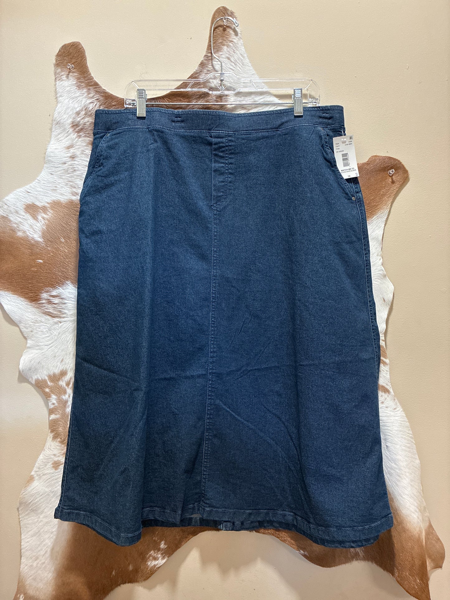 2458 Southern Lady Women's Denim Skirt