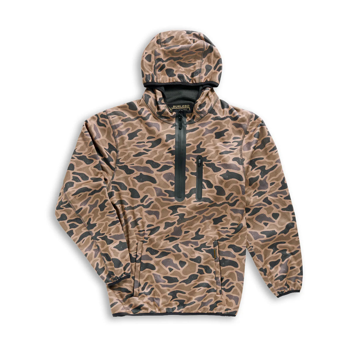 DT-GC Burlebo Duke Tech Gauge Camo 1/2 Zip Pullover