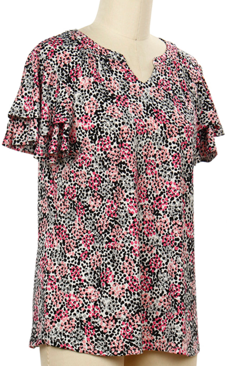 Southern Lady Print Top