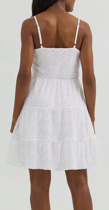 112365086 - Wrangler Retro® Punchy Dress - White