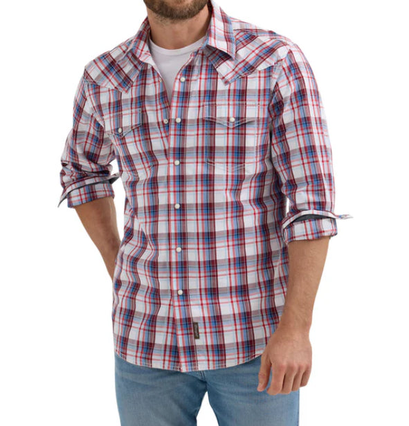 112365626 - Wrangler Retro® Premium Long Sleeve Shirt - Modern Fit