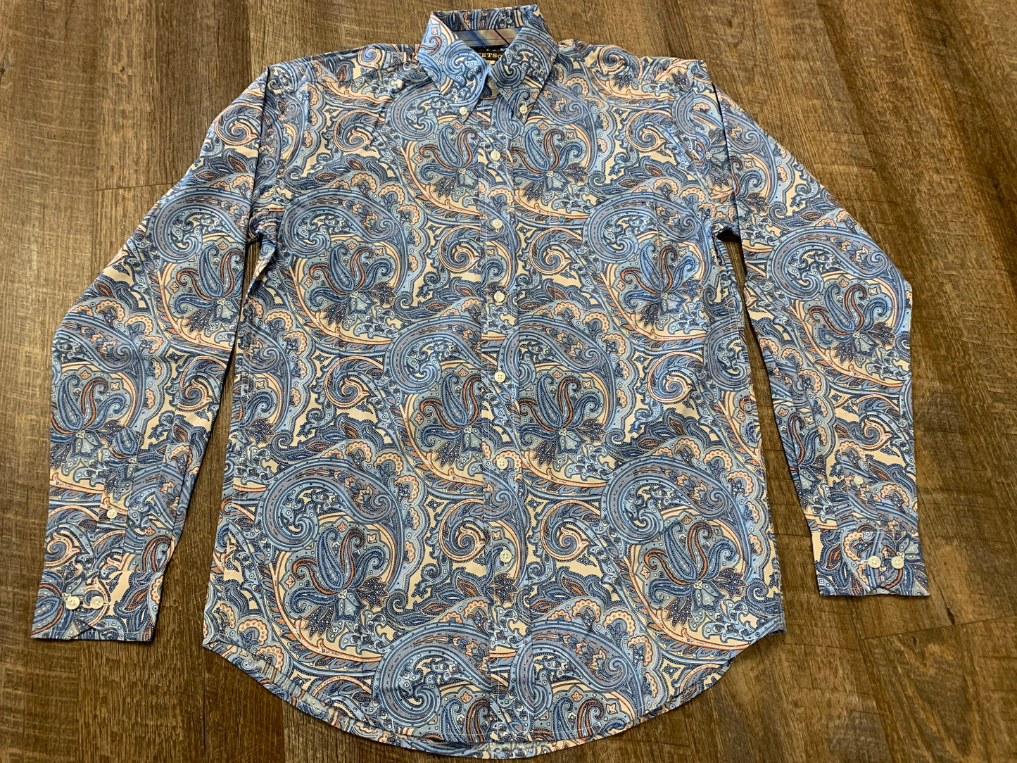 11-001-0526-4013 Stetson Paisley Button Up Shirt