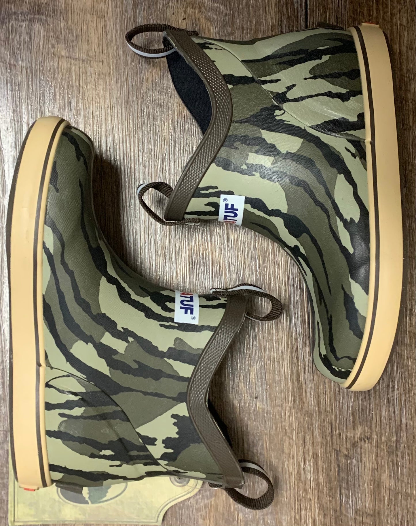 XTRATUF XKABM0B Kids Camo Ankle Boot