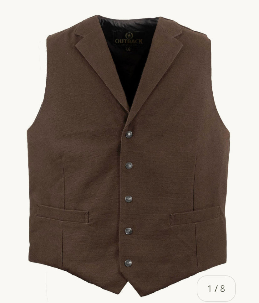 Outback Trading Canvas Jesse Vest