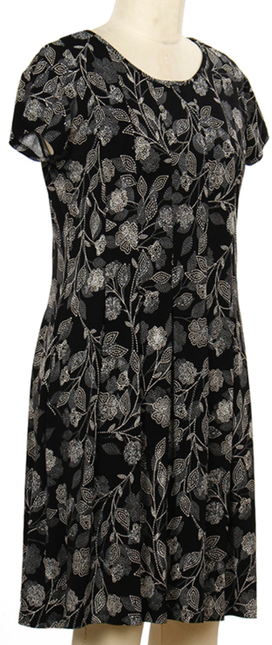6356 Black and White Coraline Dress