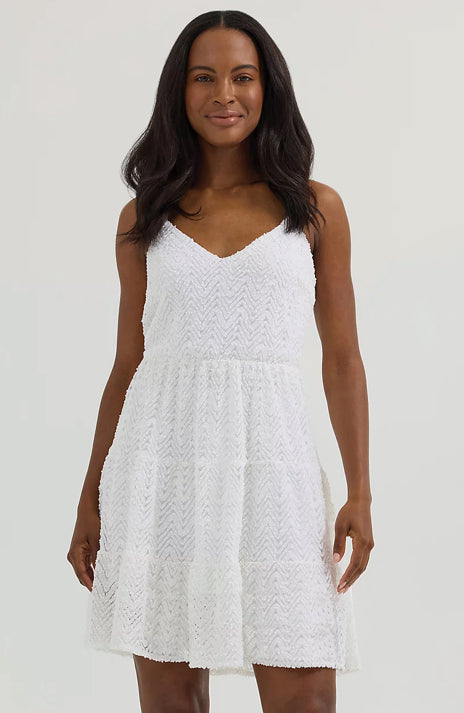 112365086 Wrangler Retro® Punchy Dress White - Main Image