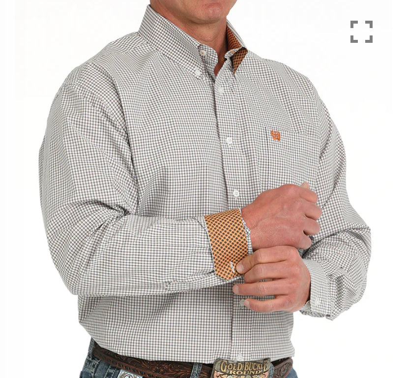 Cinch Plaid Button Up Shirt