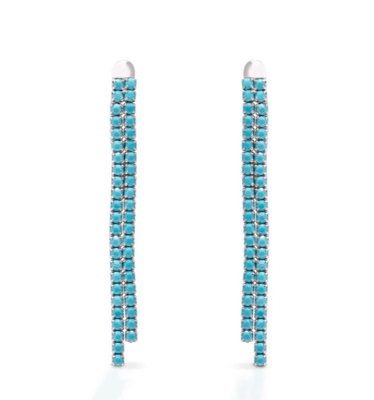 KH-TQ-DANGLE Kelly Herd Turquoise Dangle Earrings