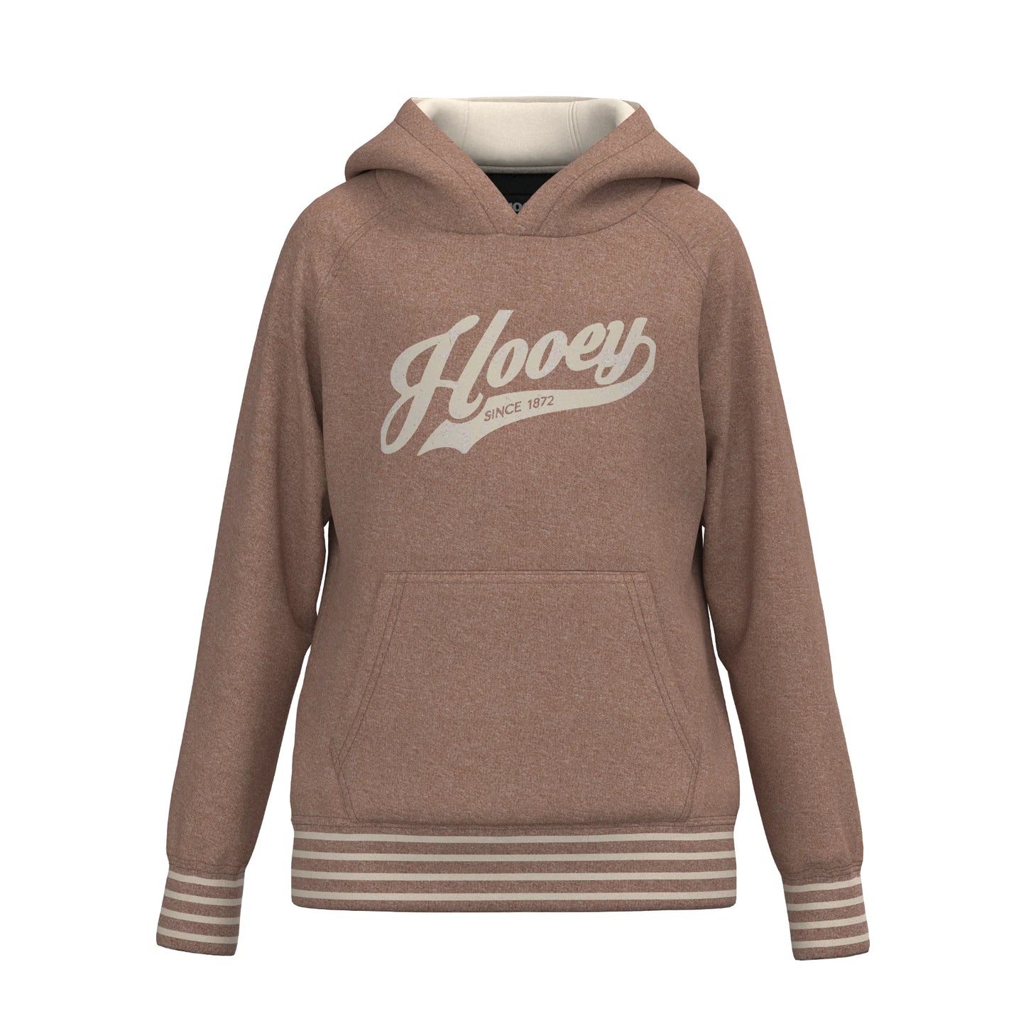 HH1370BR Hooey Ladies Brownout Logo Hoodie