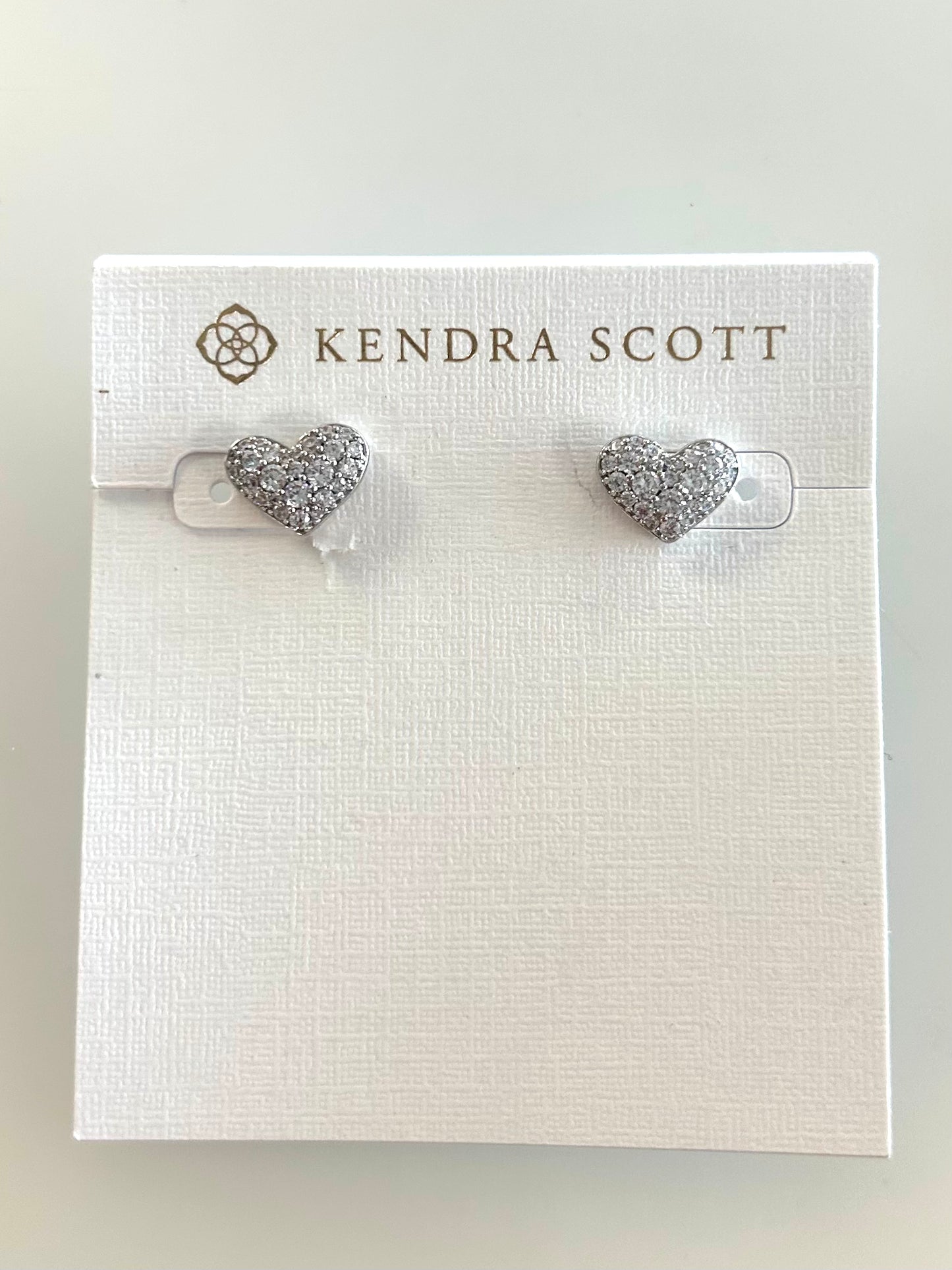 9608802993 Ari Heart Earrings Silver Kendra Scott