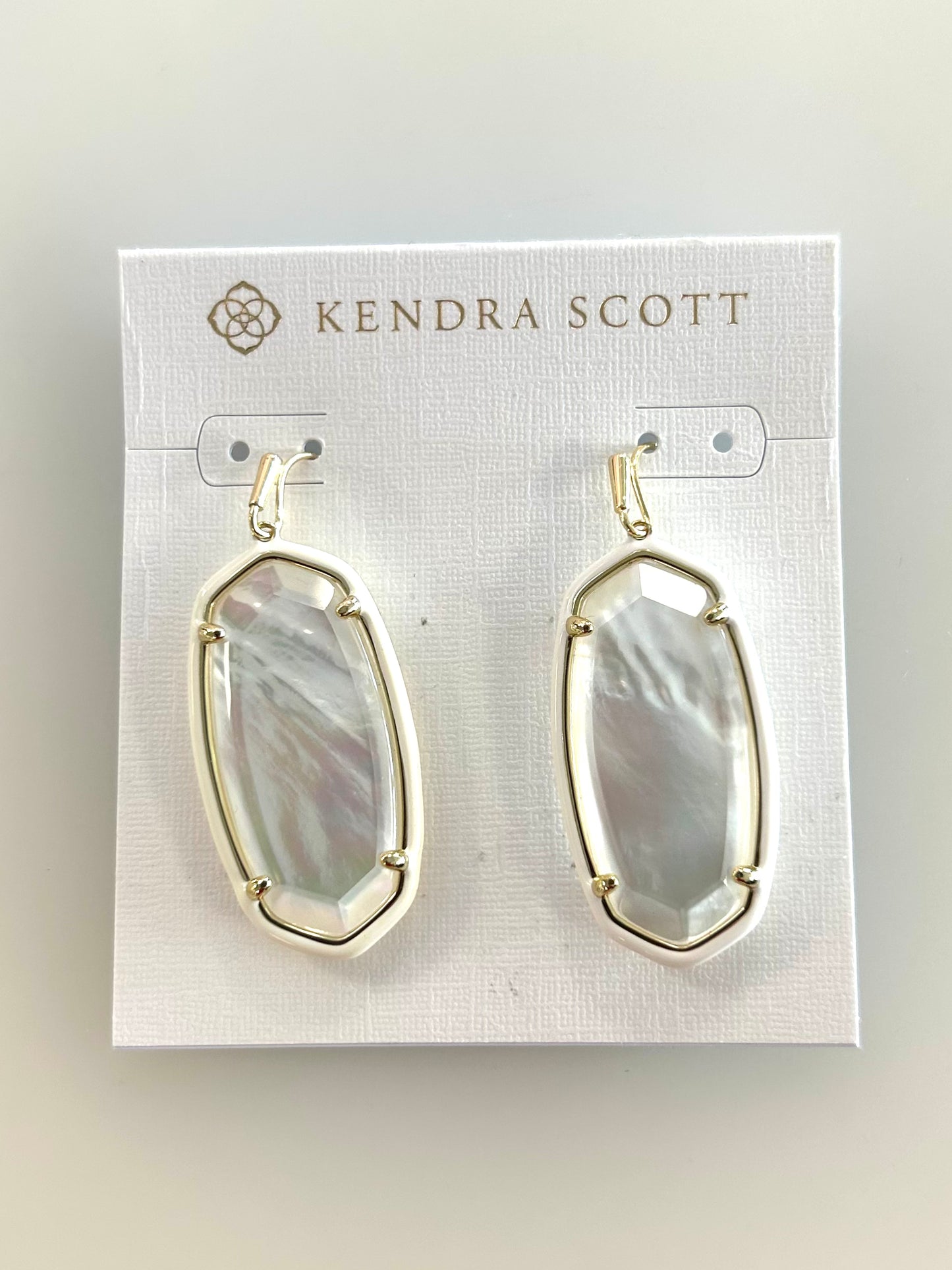 9608851054 Elle Ivory Gold Drop Earring Kendra Scott