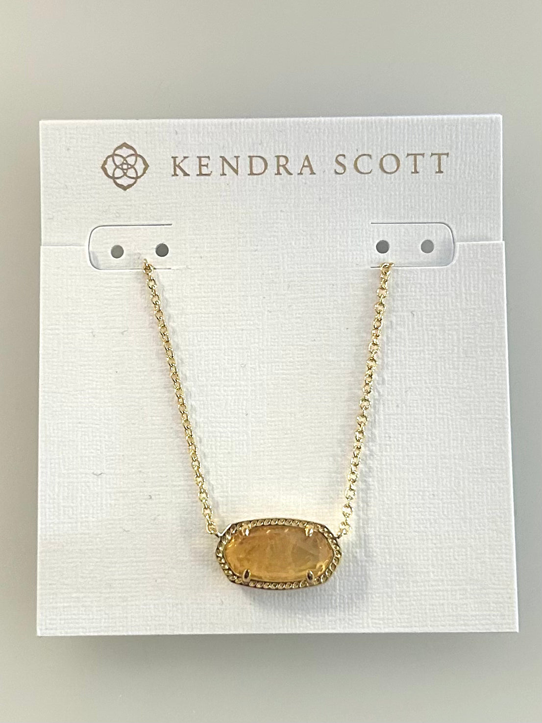 4217714621 Elisa Neck Gold Citrine Quartz Kendra Scott