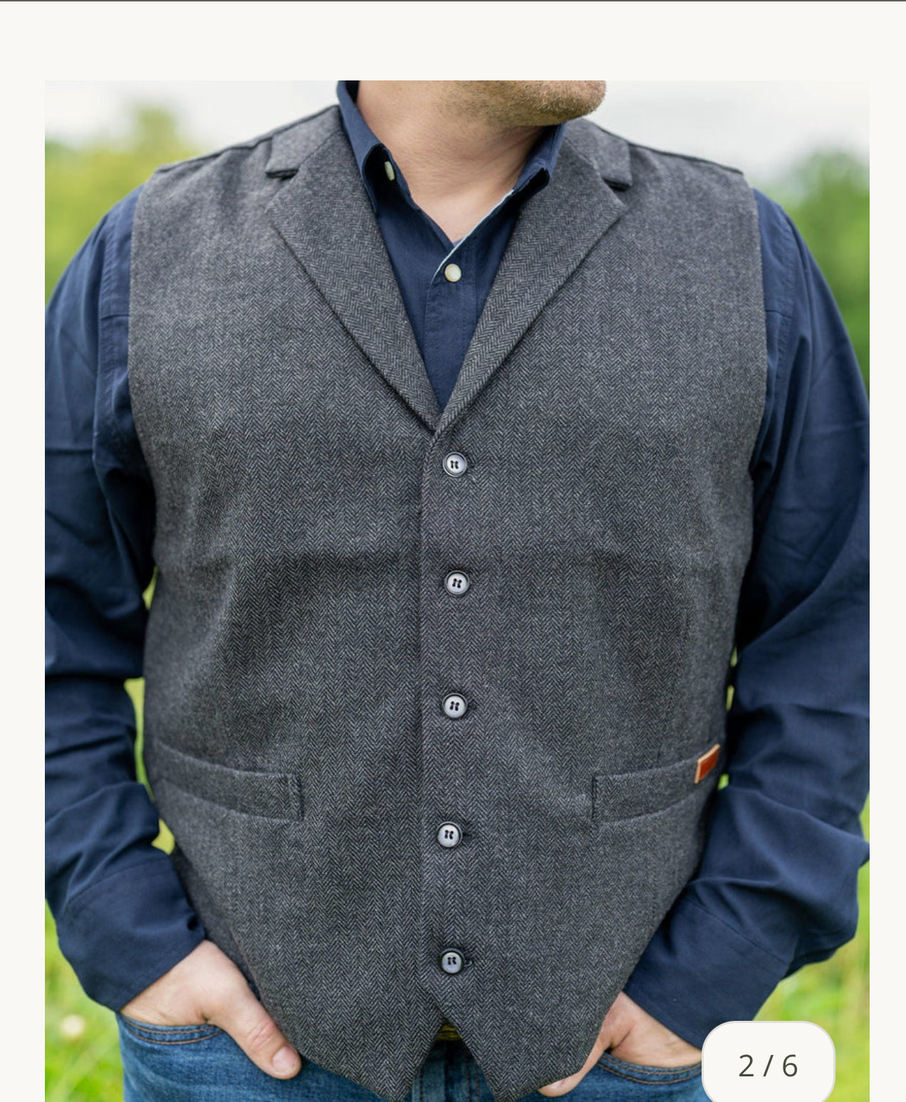 29785-CHR Outback Charcoal Jessie Vest
