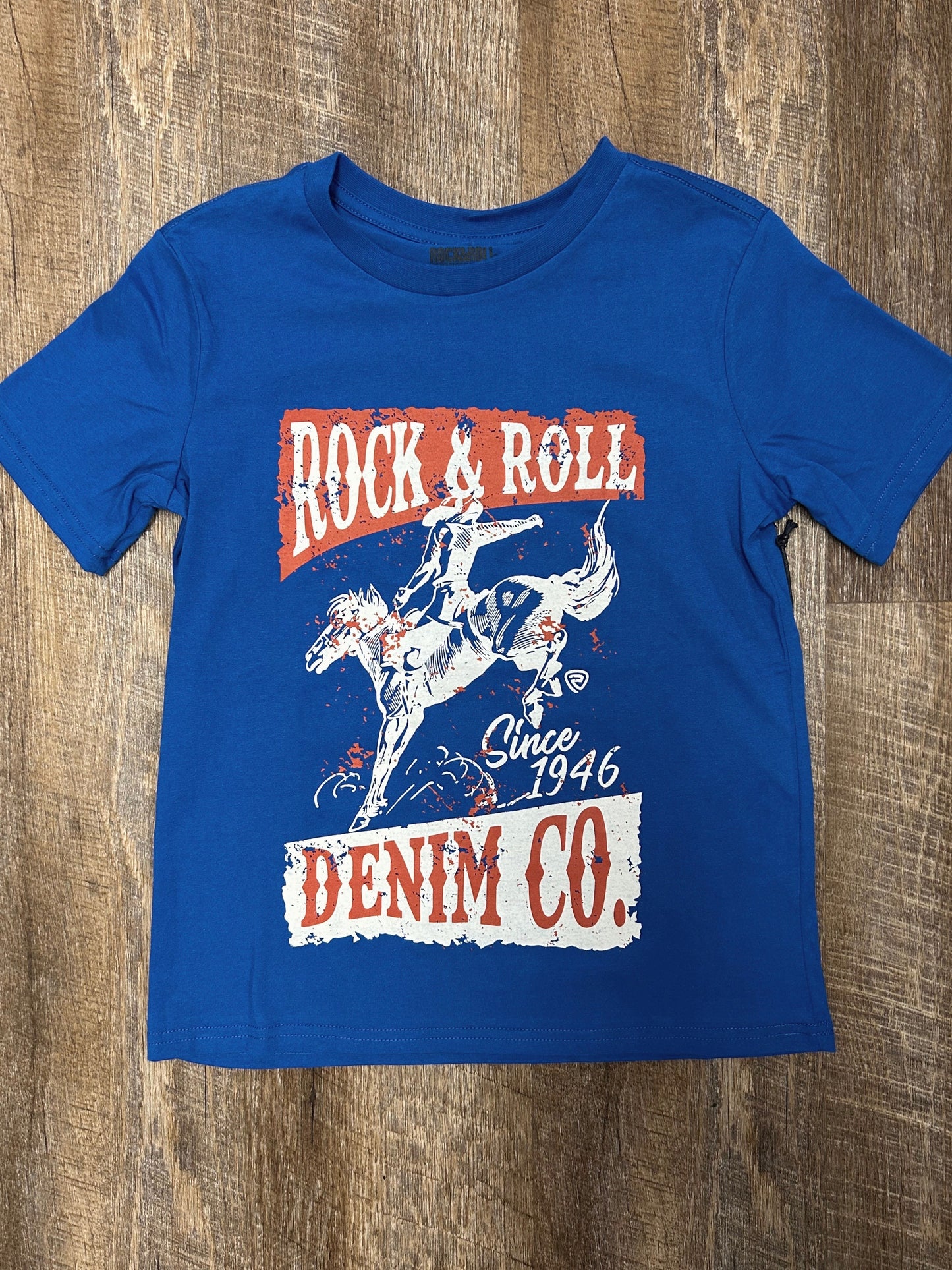 BB21T06071 Boys Rock & Roll Bucking Bronco t shirt
