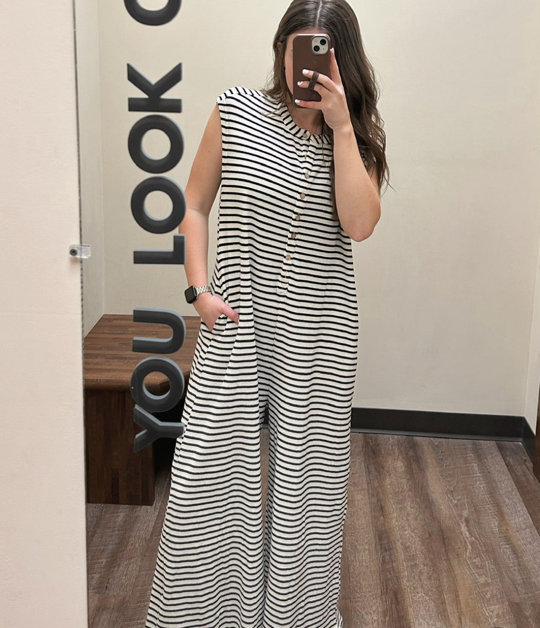 K9289 Cream Mix Jumpsuit