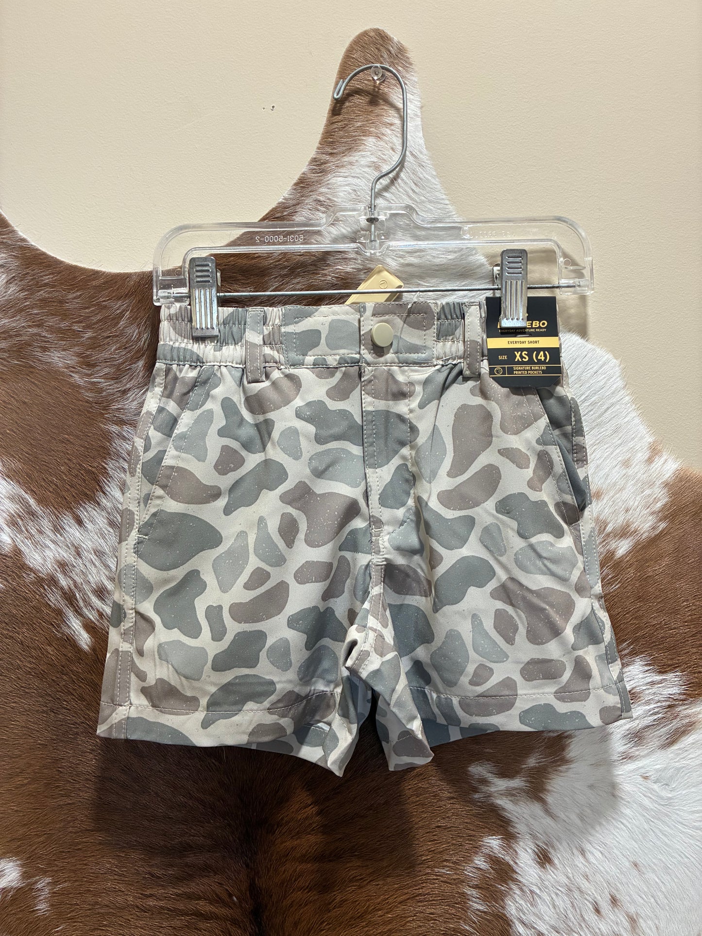 Y-ES-CDC Burlebo Youth Everyday Short Classic Deer Camo
