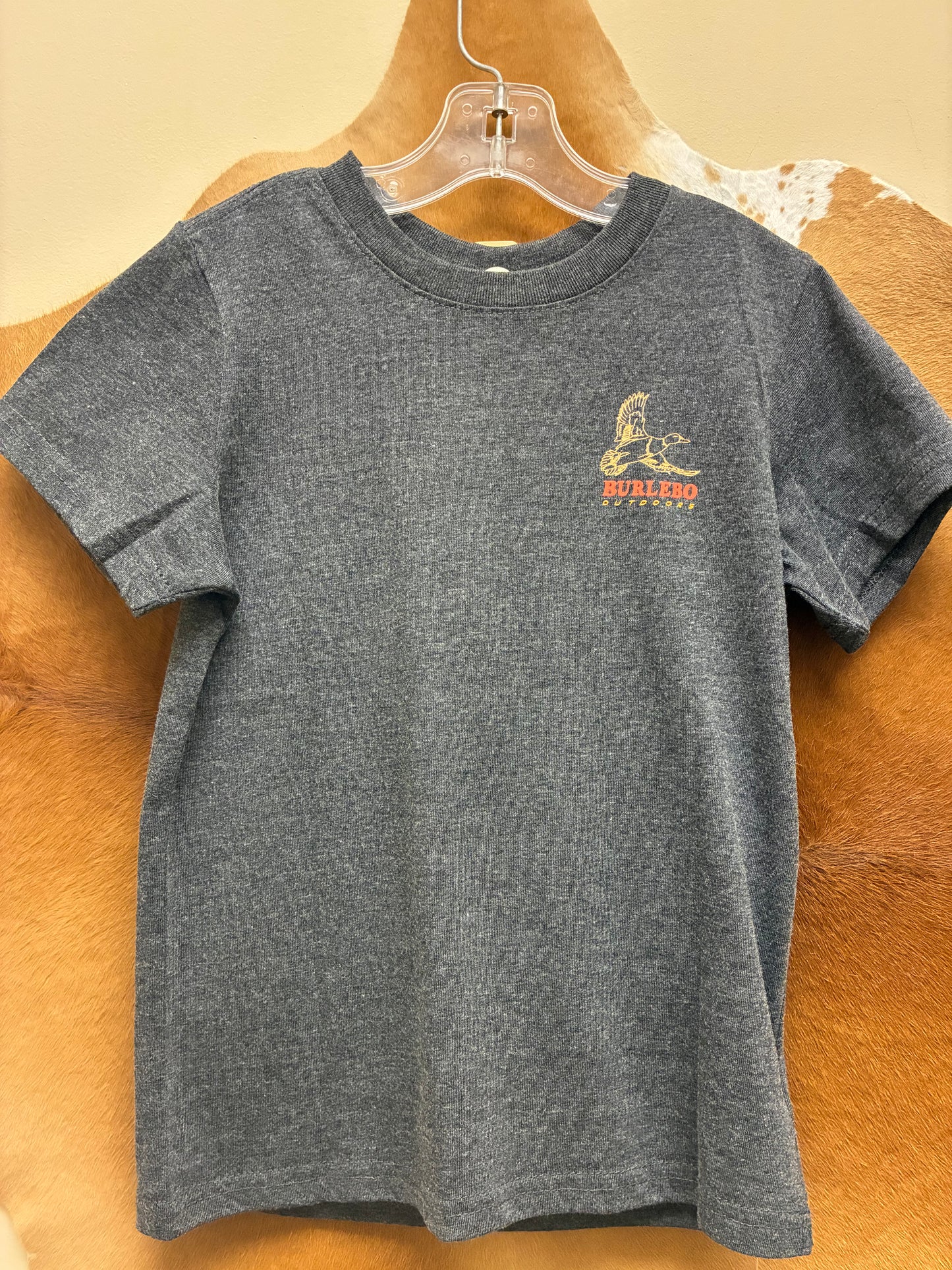Y-SST-DKW-BLK Burlebo Duck Wild Black Heather Tee