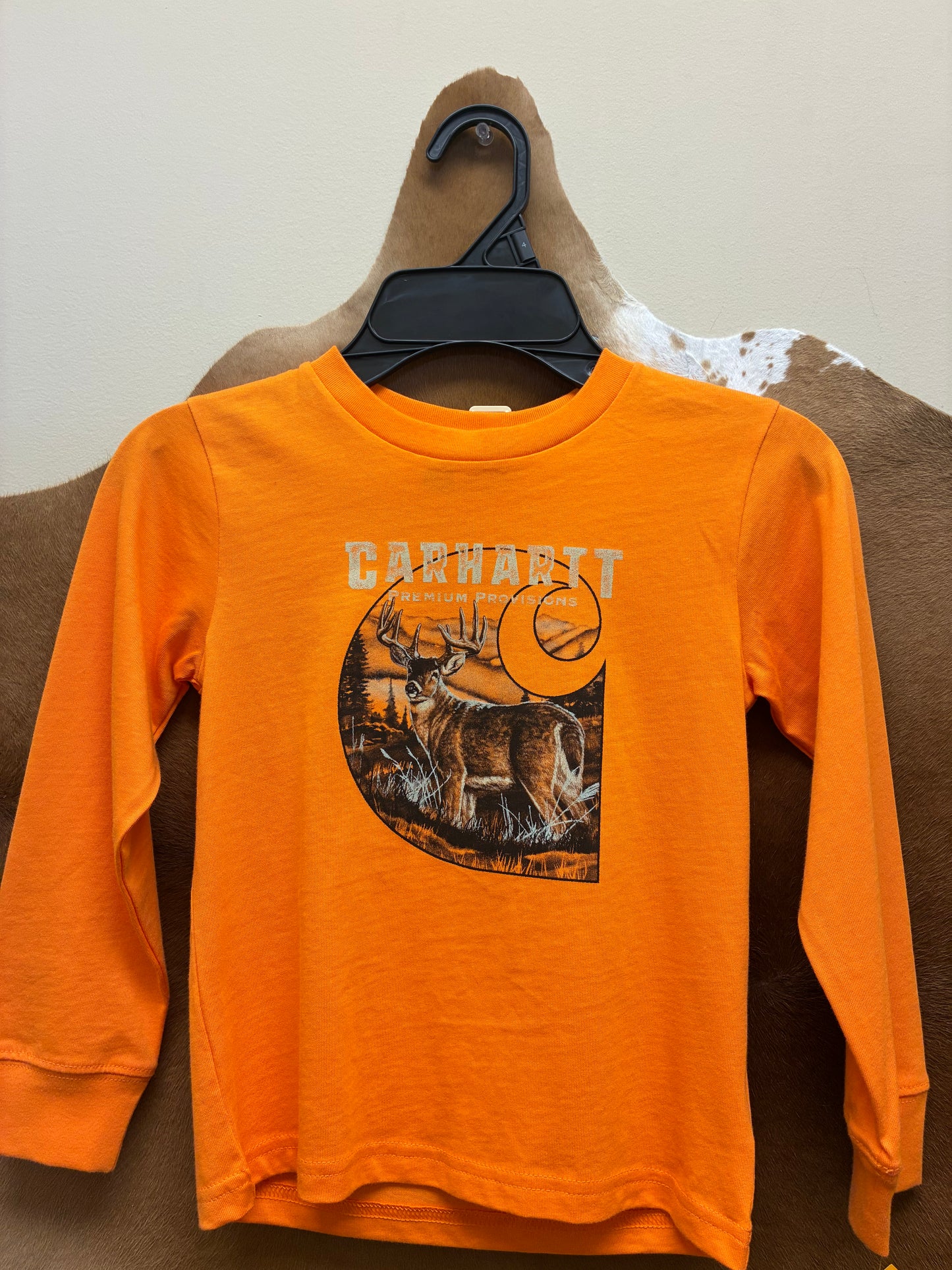 CA6757 E107 Carhartt Boys Long Sleeve Graphic Tee
