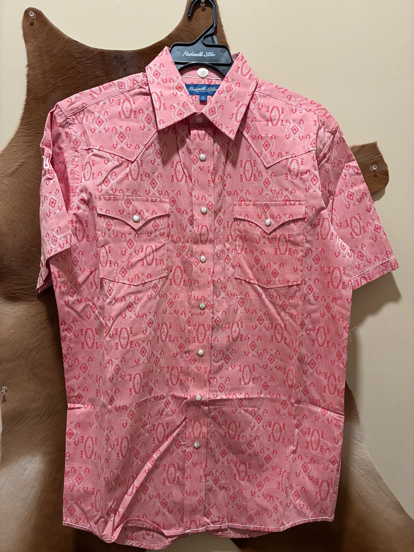 RMN3S08927 Panhandle Slim Men's Snap Down T-Shirt