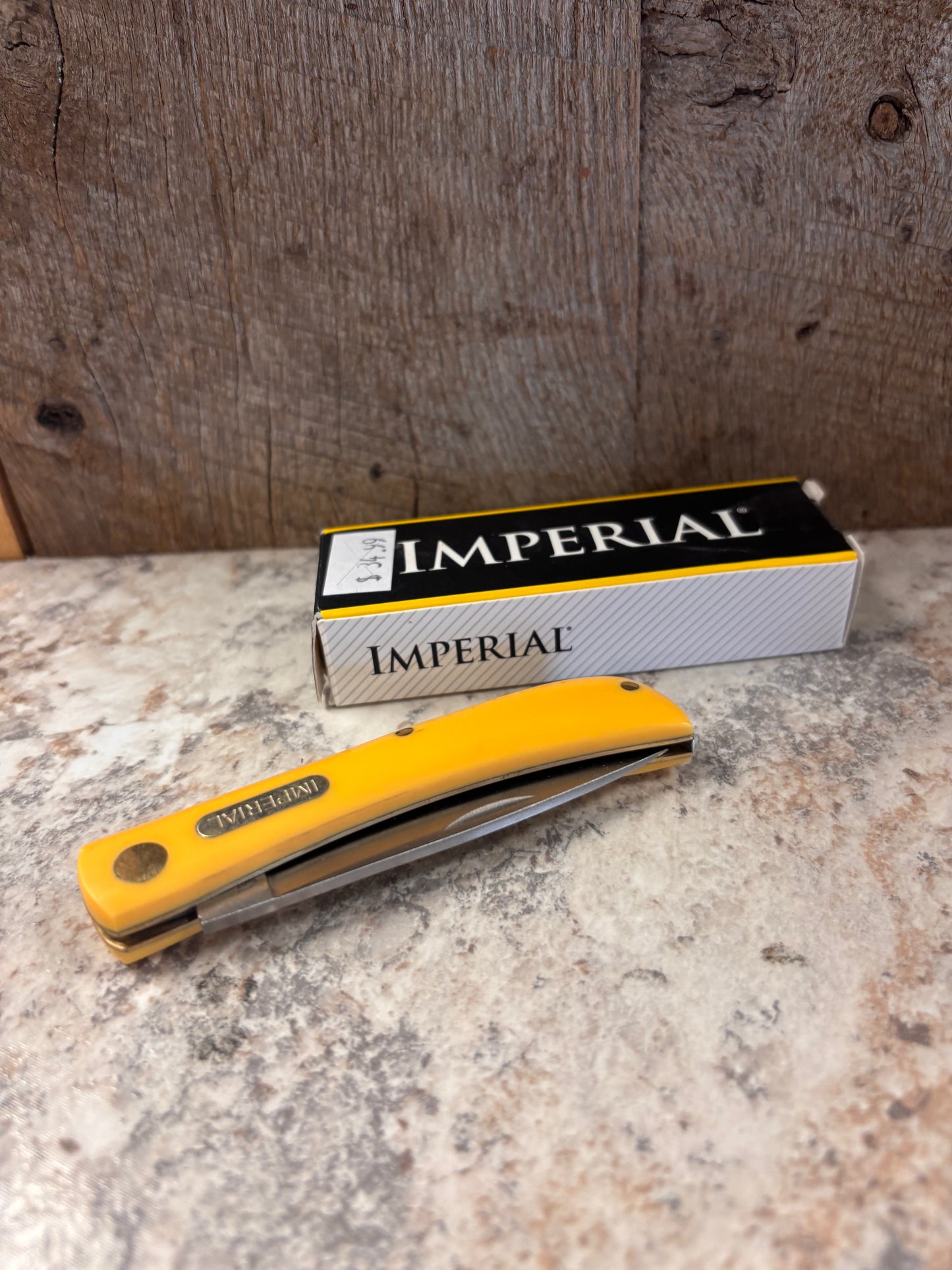 IMP22Y Imperial Yellow Folding Pocketknife