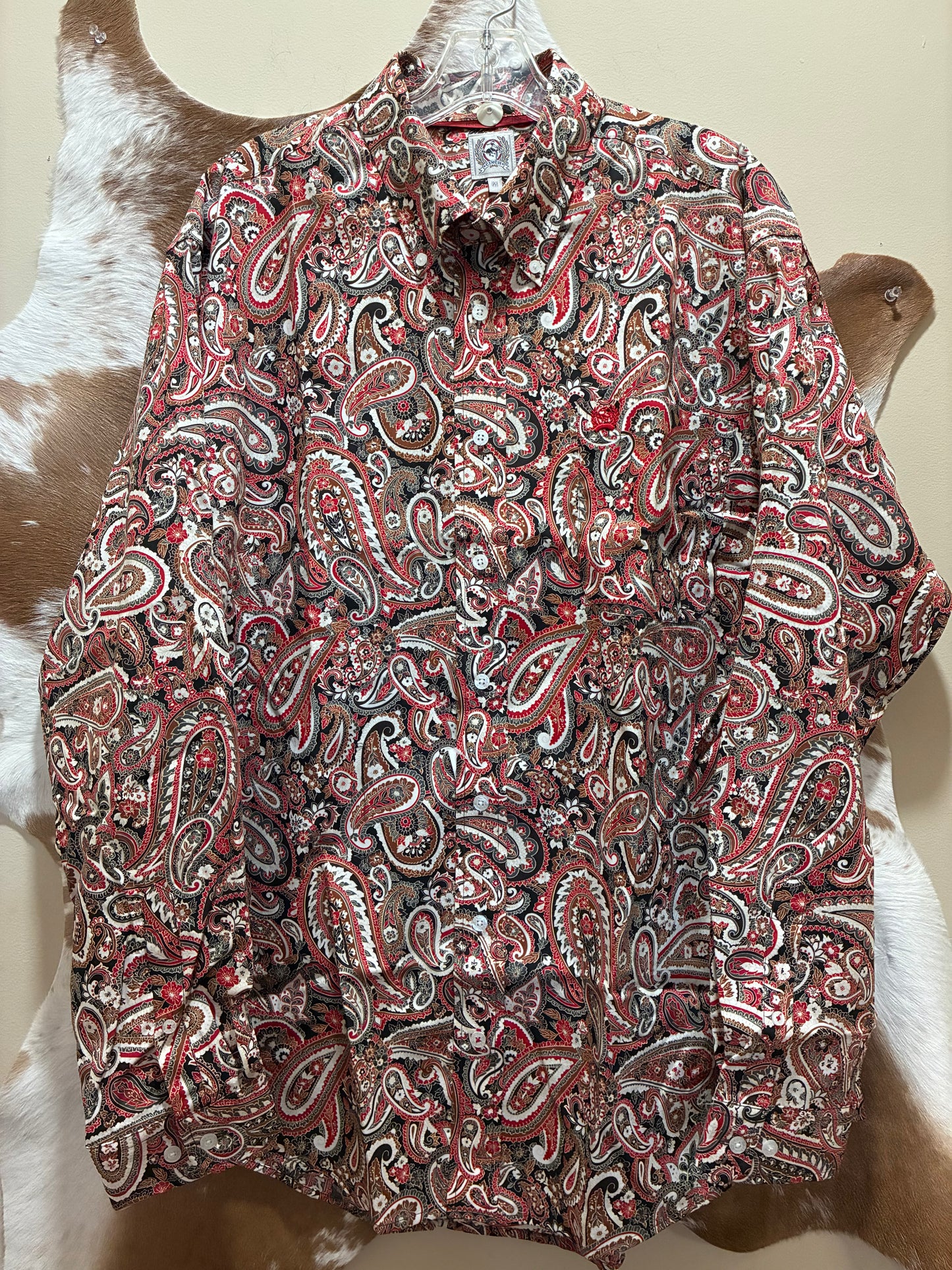 MTW1106179 Men's Long Sleeve Print Shirt - Multi