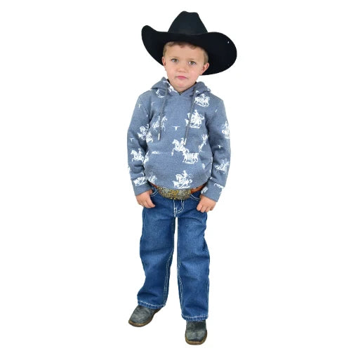 771267-414-I5 Cowbow Hardware Boys Toddler Hoodie